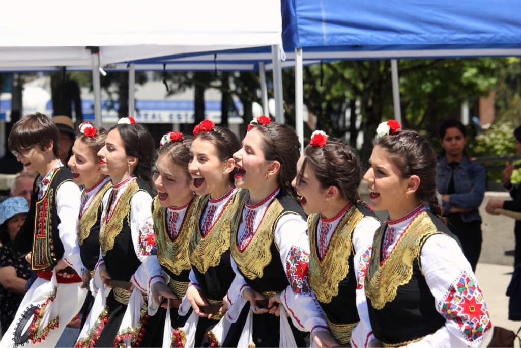 young Bulgarian dancers