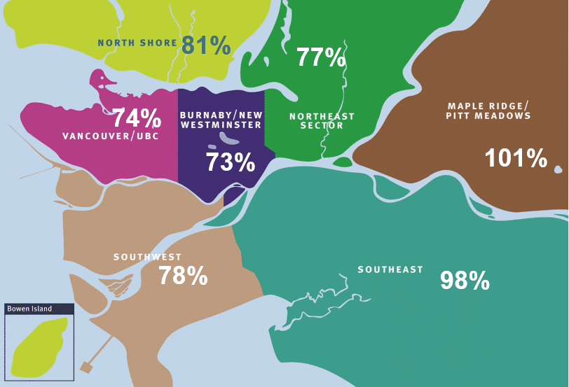 data on map