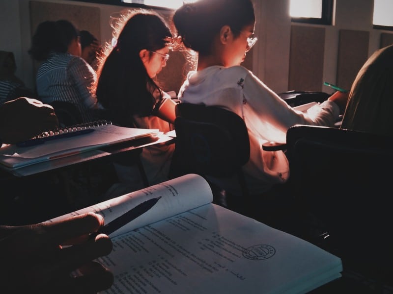 students in a class